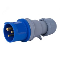Вилка переносная 2Р+РЕ 32А 220В IP44 ВП-103 SE (Dekraft) 26101DEK