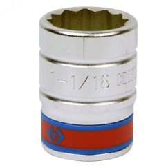Головка торцевая стандартная двенадцатигранная 3/4', 1&1/16', дюймовая King Tony 633034S