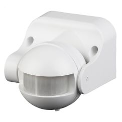 Датчик движения MD 03 для дома инфракрасный аккумуляторный белый 1200 Вт угол 140 градусов 12 метров ЭРА Б0043809