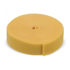 Лента (липучка) в рулоне, ширина 25 мм, длина 5 м, желтая Cabeus ROL-5x25-YL