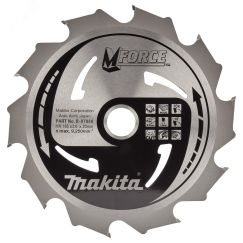 Пильный диск для дерева M-FORCE, 165x20x2/1.2x10T Makita B-35140