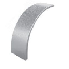 Крышка угла внешнего плавного 90 град. к лотку 150, толщ. 0,7 мм, Сендзимир цинк OSTEC 023550