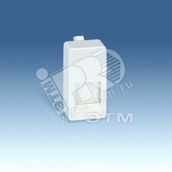 Адаптер на 1 RJ45(12) 75528-, 75540-, 75541-, 75544-39, узкий, шторка, S27, сл.кость Simon 27087-31