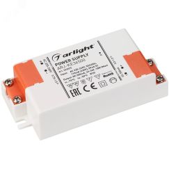 Блок питания ARJ-KE36500 (18W, 500mA, PFC) (ARL, IP20 Пластик, 5 лет) Arlight 023075