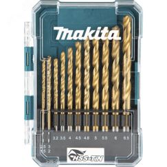 Набор сверл по металлу HSS-TiN Economy, 13 шт. (1.5-6.5 мм, шаг 0.5 мм) Makita D-72855