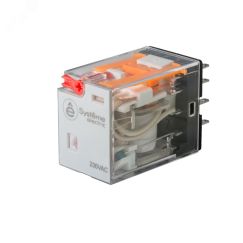 Реле 12A 2CO 230VAC тест кнопка LED SE (Systeme) SXM2AB2P7