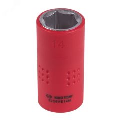 Головка торцевая диэлектрическая шестигранная 3/8'' 14 мм King Tony 3335VE14M