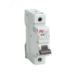 Выключатель автоматический AV-6 1P 16A (D) 6кА AVERES EKF mcb6-1-16D-av