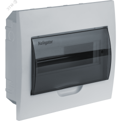 Бокс распределительный встраиваемый ЩРВ-П NSS-DBI-10-WH-IP41 Navigator Group 93804