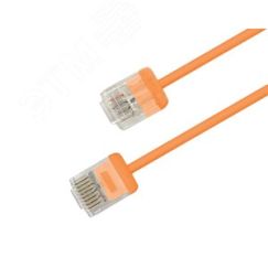 Патч-корд U/UTP. категория 6 (100% Fluke Component Tested). 32AWG. LSZH. 1.5 м. оранжевый Hyperline PC-LPU-UTP-RJ45-RJ45-C6-1.5M-LSZH-OR