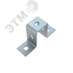 Прямоугольная скоба для страт-профиля 41х72 мм КМ-профиль LO24058