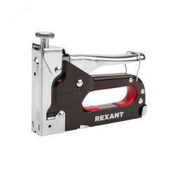 Степлер мебельный металлический со вставками 3 в 1 REXANT 12-5403