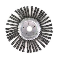 Щетка дисковая жгутовая Д175x6x22,2, ворс сталь 0,50 (13-019) EuroBrush EB-DS6
