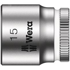 Головка торцевая шестигранная 8790 HMA Zyklop DR 1/4 15 x 23 мм WERA WE-003499