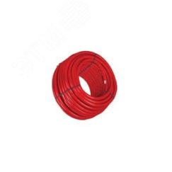 Труба сшитый полиэтилен Radi Pipe 32х4.4 PE-Xa EVOH в теплоизоляции 6 мм красной, PN10, бухта 25м Usystems 1136688