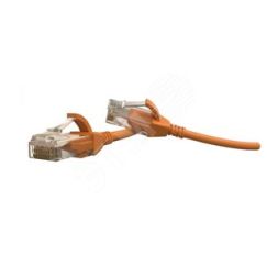 Патч-корд PC-LPT-UTP-RJ45-RJ45-C6-1.5M-LSZH-OR U/UTPкатегория 61.5 моранжевый Hyperline 445739