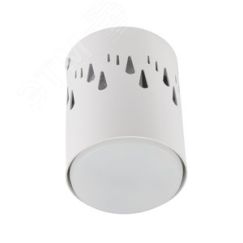Светильник DLC-S618 GX53 WHITE декоративный накладной  Sotto Без лампы цоколь GX53 Доп светодиодная подсветка 3Вт металл белый Fametto Uniel UL-00009788
