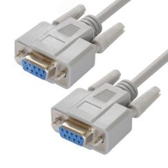 Кабель сединительный COM RS-232 9Fна 9F, 4 м., серый Greenconnect GCR-DB9CF2F-4m