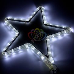 Фигура световая звездочка LED белый, размер 30x28 см Neon-Night 501-211-1