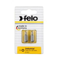 Бита серии Industrial TX 6х25, 2шт на блистере Felo 02606036