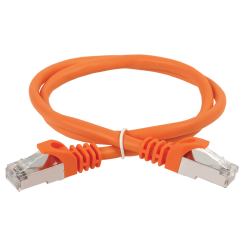 ITK Коммутационный шнур (патч-корд) кат.5E FTP PVC 7м оранжевый