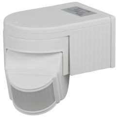 Датчик движения белый макс. нагрузка 1100Вт угол обзора 180град. дальность 12м IP44 MD 012 ЭРА Б0043789