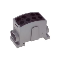Клемма чёрная, 4 подключения 2,5-25мм 1000V 125А INPIN HL35/251P2WBK