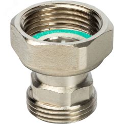 Соединение разъемное с плоским уплотнением, никелированное 3/4' STOUT SDG-0019-010020