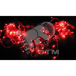 Электрогирлянда наружная 120LED 12м красная JazzWay 4607144111645