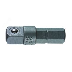 Оправка-хвостовик 870/1/A для торцевых головок DR 1/4 хвостовик 1/4 C 6.3 25 мм для ручного режима WERA WE-136000