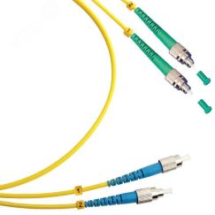 Шнур оптический duplex 15м FC/APC-FC/UPC 9/125 sm LSZH Cabeus FOP(d)-9-FC/APC-FC/UPC-15m
