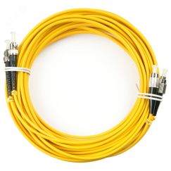 Шнур оптический duplex 15м FC-ST 9/125 sm LSZH Cabeus FOP(d)-9-FC-ST-15m