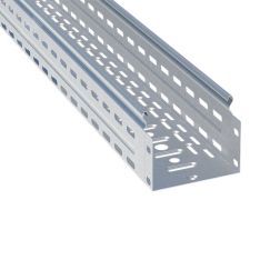 Лоток перфорированный металлический 100х100х3000-0.7 мм (24 м) EKF L10010001