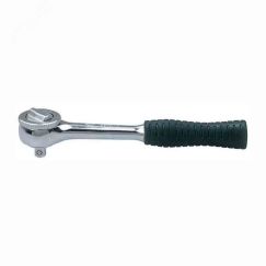 Трещотка 1/4', 140 мм, 24 зубца, дисковый механизм King Tony 2725-55G