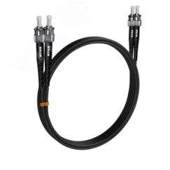 Шнур оптический PREMIUM dpc ST/UPC-ST/UPC 50/125 3.0мм 1м черный LSZH NTSS NTSS-DPC-PM-50-ST/U-ST/U-3.0-1-BL