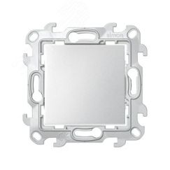 Кнопочный выключатель 10A 250В~ цвета алюминий S24 Harmonie Simon 2450150-033