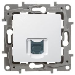 ETIKA Розетка компьютерная RJ45 категория 5 UTP белая Daccord/Legrand 672241