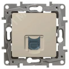 ETIKA Розетка компьютерная RJ45 категория 5 UTP слоновая кость Daccord/Legrand 672341