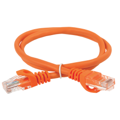 ITK Коммутационный шнур (патч-корд) кат.5E UTP PVC 7м оранжевый