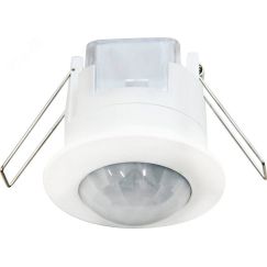 Датчик движения ИК встраиваемый 1200w 360 гр. 6м IP20 белый FERON SEN86 бел.