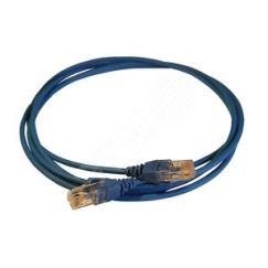 Патч-корд HD RJ 45 категория 6 U/UTP LSZH неэкранированный 2 м голубой LEGRAND 051547