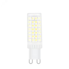 Лампа светодиодная LED 5.5 Вт 550 лм 4100К AC150-265В G9 капсула нейтральный керамическая диммируемая Black Gauss 107309255-D