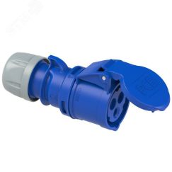 Розетка кабельная 16А/230V/1P+N+E/IP44 PCE 213-6