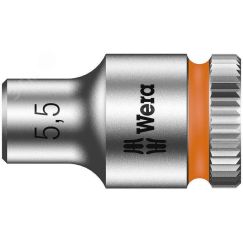 Головка торцевая шестигранная 8790 HMA Zyklop DR 1/4 5.5 x 23 мм WERA WE-003504