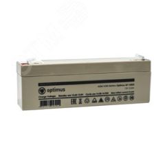 Аккумуляторная батарея Optimus AP-12022 2,2ач 12в Optimus CCTV В0000012046