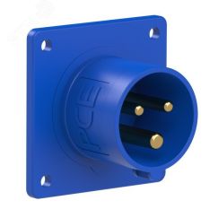 Вилка встраиваемая 16А/230V/1P+N+E/IP44 PCE 613-6