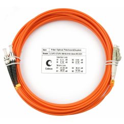 Шнур оптический duplex 7м LC-ST 62,5/125 мм LSZH Cabeus FOP-62-LC-ST-7m