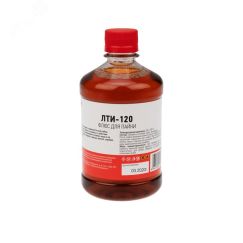 Флюс для пайки, ЛТИ-120, 500 мл, флакон REXANT 09-3628