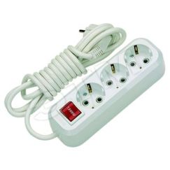 Удлинитель 3x2 м с выключателем Makel MGP212