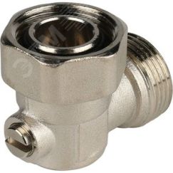 Узел нижнего подключения для радиатора, угловой, раздельный 3/4 STOUT SVH 0006 000020